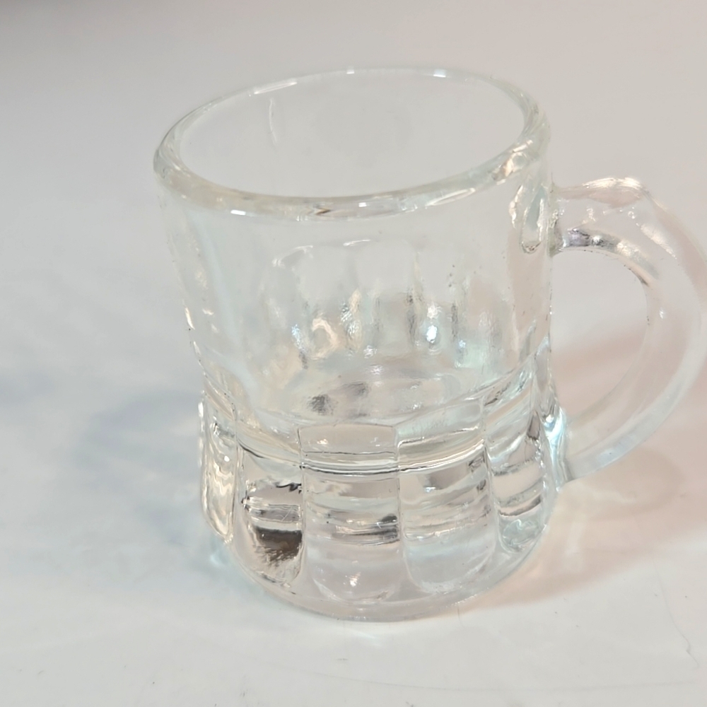 Set of 2 Vintage Shot Glasses Montana Wolf Design & Federal Mini Beer Mug - Picture 9 of 15
